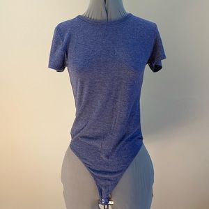 Navy blue t-shirt body suit